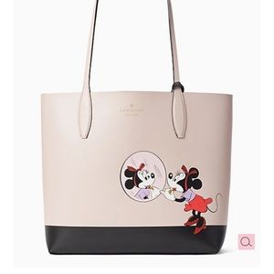 Brand New Kate Spade Minnie Mouse Reversible Tote